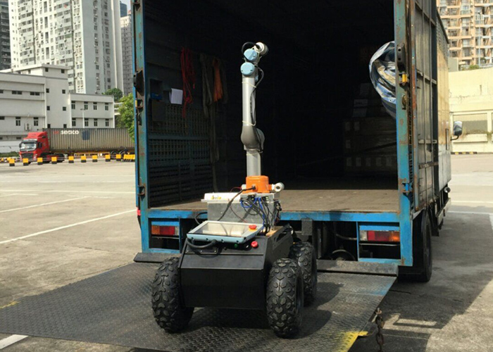 出入境檢驗檢疫局應對車型、集裝箱內(nèi)氣體環(huán)境的機器人檢測